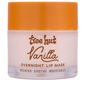 Tree Hut Vanilla Overnight Lip Mask - Orange and White